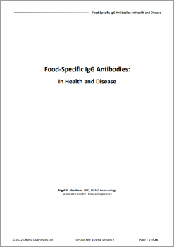 Food-specific IgG Antibodies White Paper